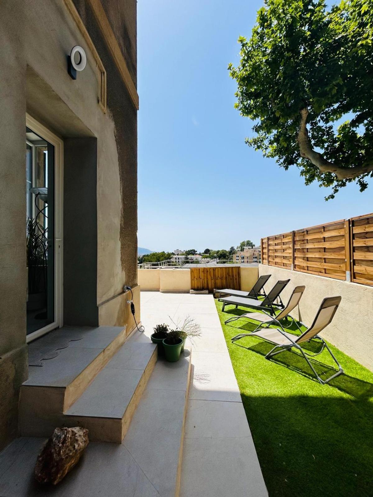 Maisons Detente Jardin, Terrasse Vue Mer Et Spa Marseille Exteriér fotografie